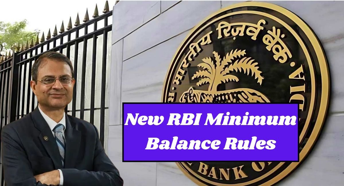 New RBI Minimum Balance Rules from January 2026